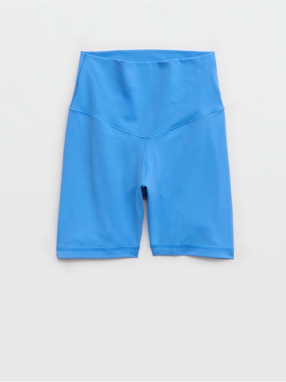 aerie Bright Blue High-Rise Bike Shorts